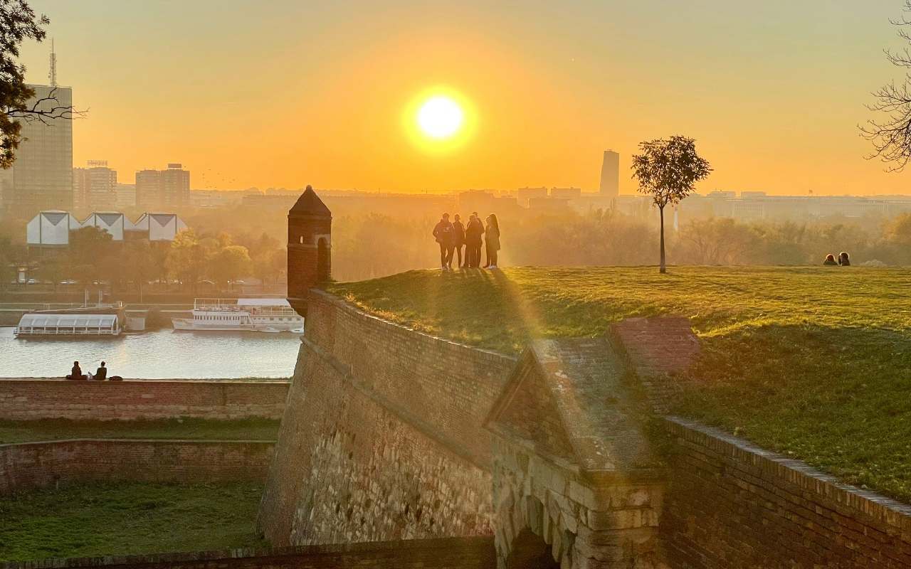 beograd-kalemegdan-pogled-zalazak-sunce